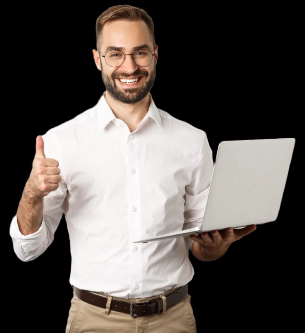 Smiling man